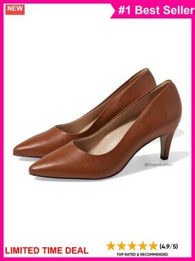 Calf Leather Pump Stiletto Heel Closed Toe Party Shoe